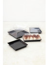 BLACK CUBIK PLATE 130