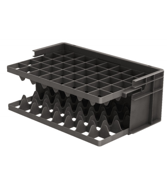 CARGO BOX FOR 40 GLASSES H200MM Ø65MM