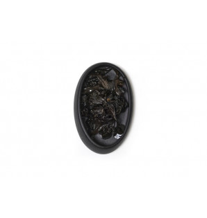 BALI GALET BLACK PORCELAIN CUP