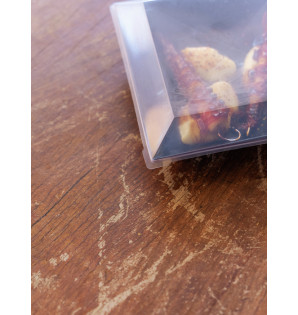 BLACK MICROWAVEABLE CUBIK PLATE 60CL