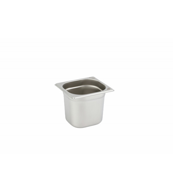 STAINLESS STEEL TRAY 1/6 H150 MM - 2.2L