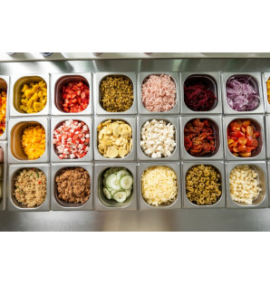 STAINLESS STEEL TRAY 1/6 H150 MM - 2.2L