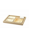 BIODINE MEAL TRAY "VERSION B"+ BLACK CARDBOARD LID