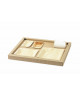 BIODINE MEAL TRAY "VERSION A" +BLACK CARDBOARD LID