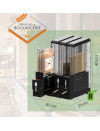 WOODLERY WOODEN CUTLERY DISPENSER - 3 CARTRIDGES
