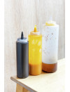 SAUCE AND CREAM CLEAR BOTTLE 25CL