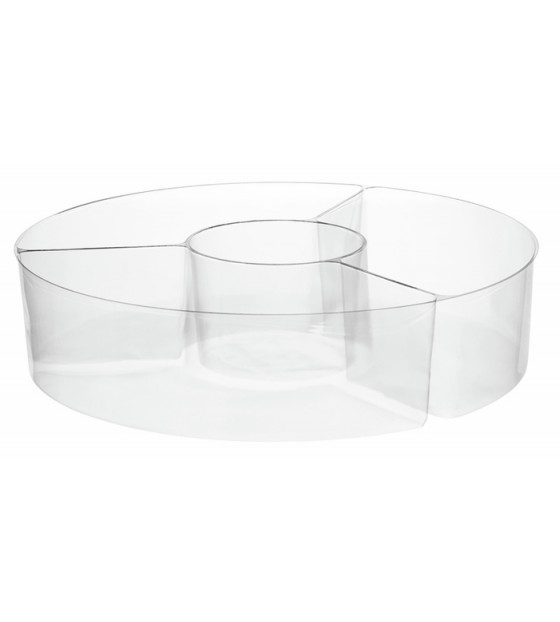 4-COMPARTMENT INSERT FOR WOODBOX Ø330
