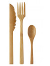 PREMIUM BAMBOO CUTLERY KIT 3/1