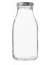 MILK BOTTLE 25CL + METAL SCREW CAP