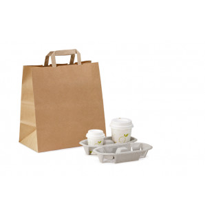 x4 CUP CARRY TRAY (DIVISIBLE 2x2)
