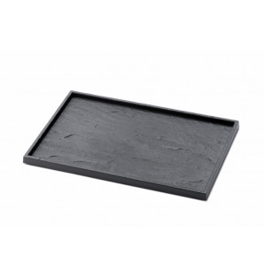 BLACK TEXTURA ATLAS TRAY 1/2