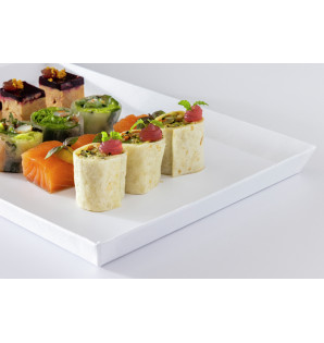 WHITE CATERLUX TRAY ATLAS 1/1