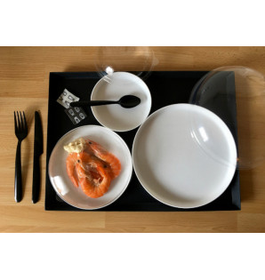 BLACK CATERLUX TRAY ATLAS 1/2