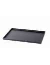 BLACK CATERLUX TRAY STRAIGHT EDGE ATLAS 1/1