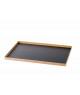KRAFT/BLACK CATERLUX TRAY STRAIGHT EDGE ATLAS 1/1