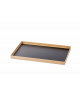 KRAFT/BLACK CATERLUX TRAY STRAIGHT EDGE ATLAS 1/2