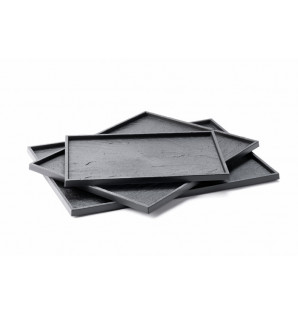 BLACK TEXTURA GN TRAY 1/2
