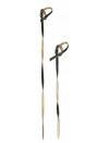 BLACK TWISTED BUCKLE STICK 100