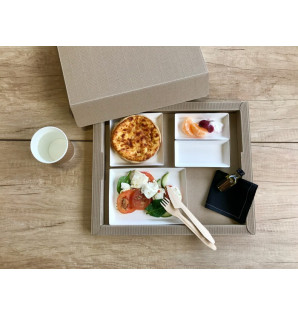 THEMA KRAFT MEALTRAY BASE + LID