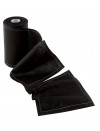 BLACK PRE-CUT NAPKIN (6x100)