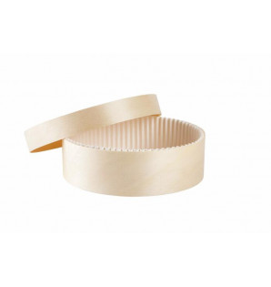 WOODBOX 1,5L (BASE + WHITE PET BAKING CUP + LID)