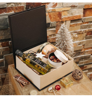 WOODBOX 15CL (BASE + BLACK PET BAKING CUP + LID)