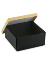 BLACK ALLURE BOX WITH KRAFT LID