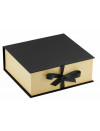 BLACK/KRAFT ALLURE BOX WITH RIBBON