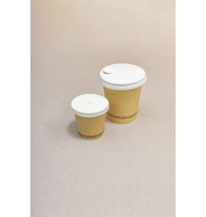 FLAT LID WITH STRAW SLOT FOR 20CL CUP