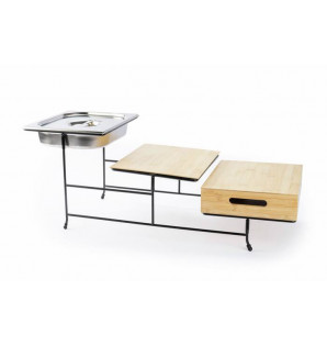 STAND FOR 3 GN1/2 CONTAINERS