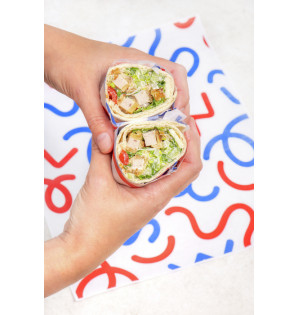 TRICOLOUR NON-GREASE-PROOF PAPER 28X34