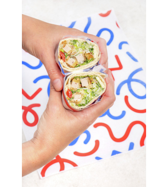 TRICOLOUR NON-GREASE-PROOF PAPER 28X34