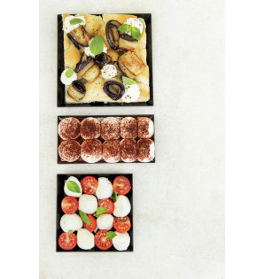 BLACK CUBIK PLATE 130