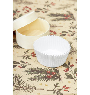 WOODBOX 15CL (BASE + WHITE BAKING CUP + LID)