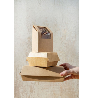 KRAFT BURGER BOX 120 (x600)