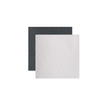 BLACK LUX'OUATE EMBOSSED NAPKIN