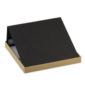 BLACK ALLURE BOX WITH KRAFT LID