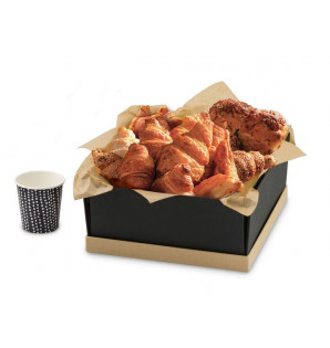 BLACK ALLURE BOX WITH KRAFT LID