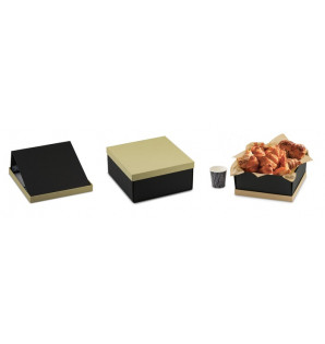 BLACK ALLURE BOX WITH KRAFT LID