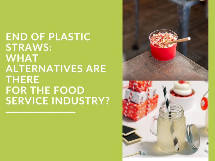 End of plastic straws: what alternatives are available today for the food servic