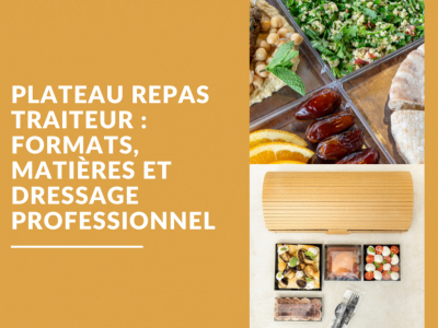 Catering meal trays: formats, materials and professional plating